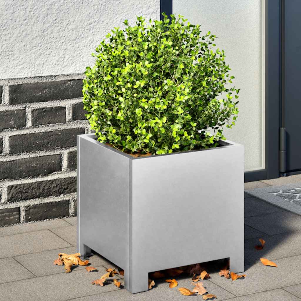 Jardinera Hexagonal De Acero Galvanizado 30x30x30 Cm_1