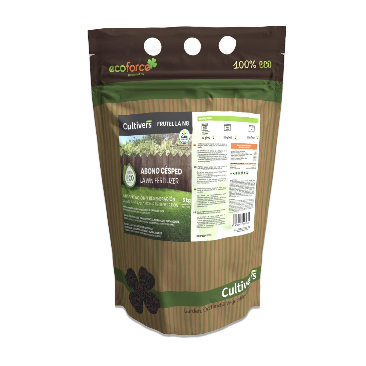 Abono Césped Ecológico Cultivers 20 Kg_2