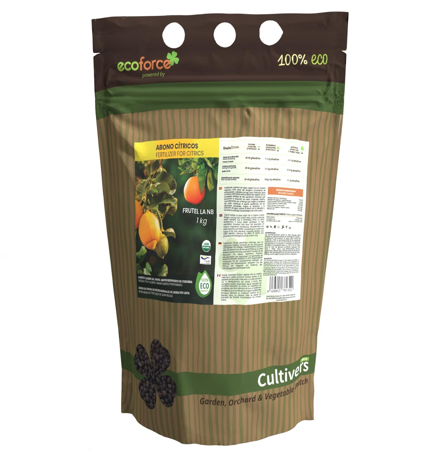 Abono Cítricos Ecológico Cultivers 5 Kg_0