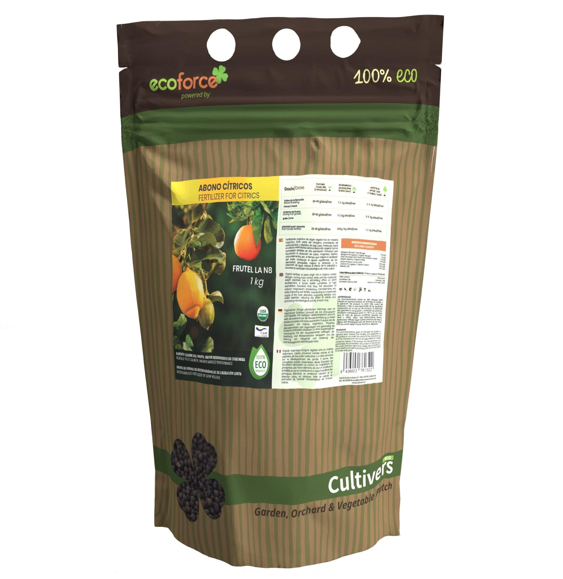 Abono Cítricos Ecológico Cultivers 5 Kg_0