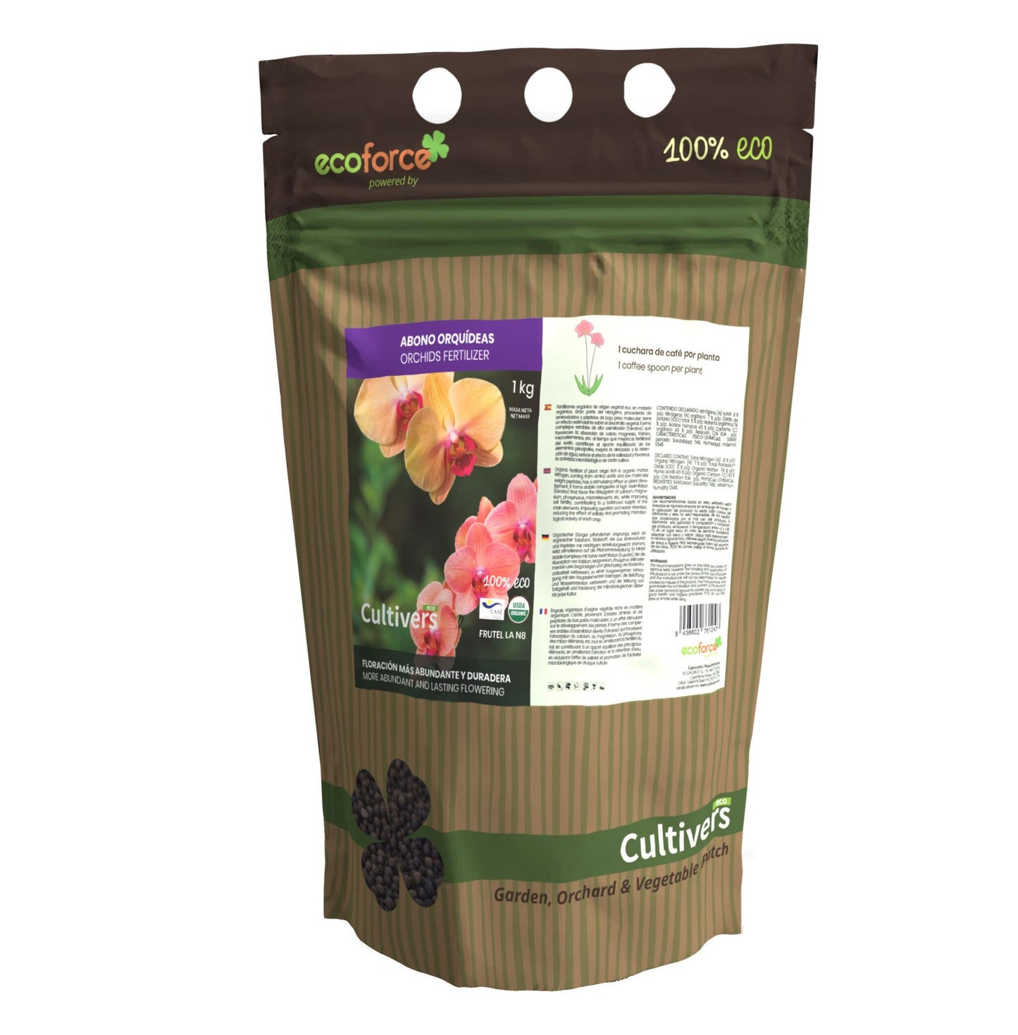 Abono Orquídeas Ecológico Cultivers 250 G_0