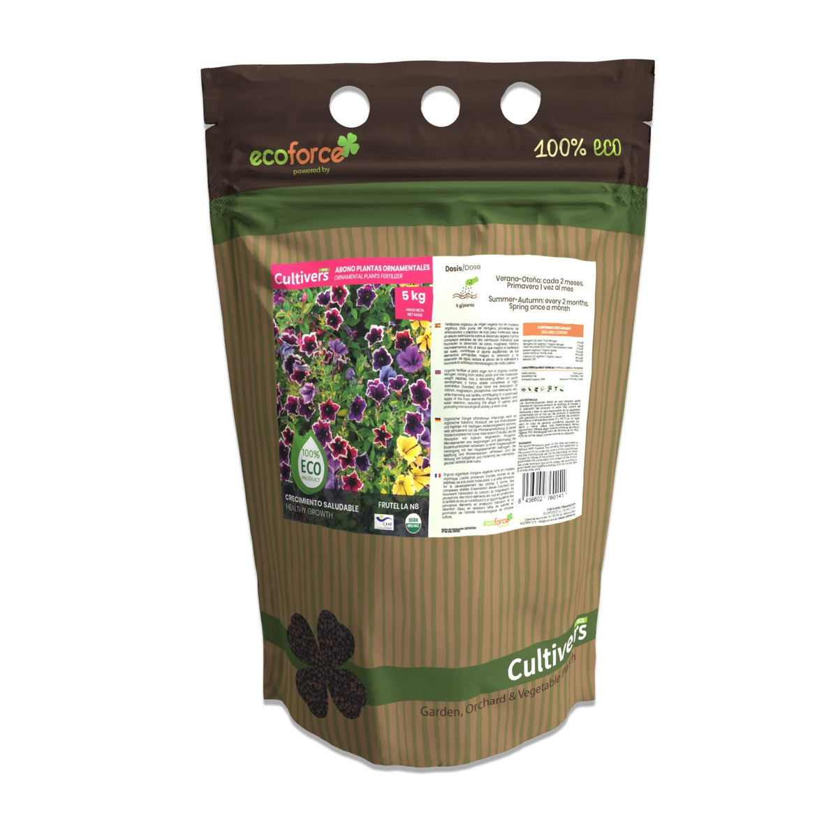 Abono Plantas Ornamentales Ecológico Cultivers 20 Kg_2