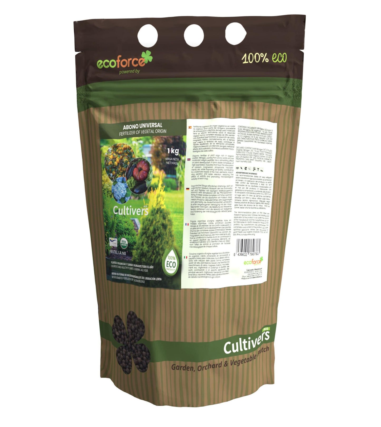 Abono Plantas Universal Ecológico Cultivers 5 Kg_0