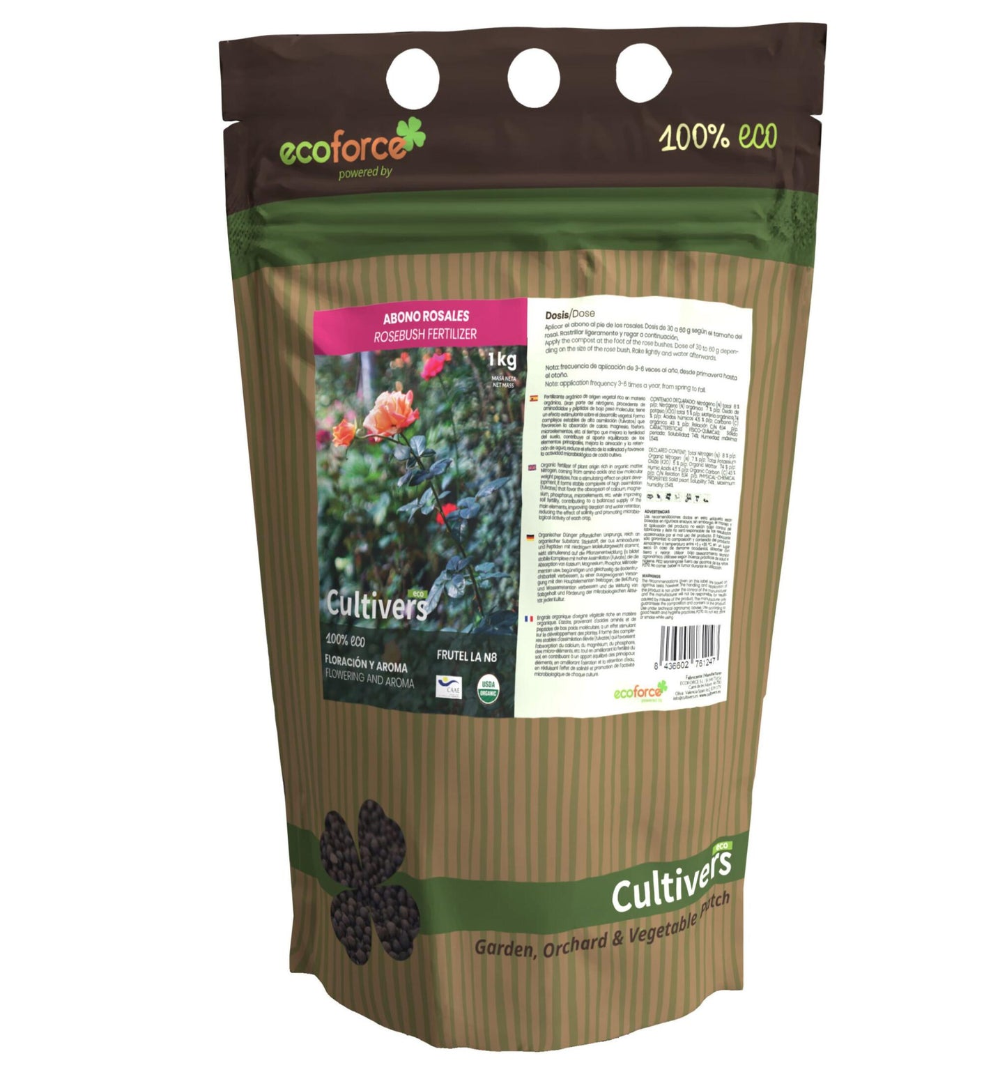 Abono Rosales Ecológico Cultivers 5 Kg_0