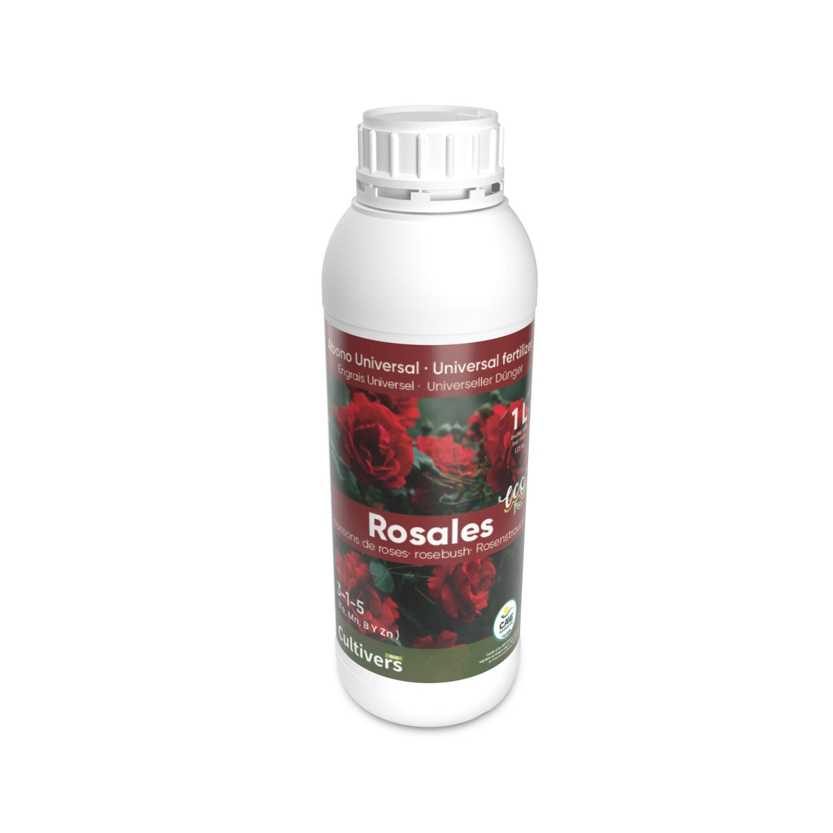 Abono Rosales Líquido Ecológico Cultivers 2x1l_0
