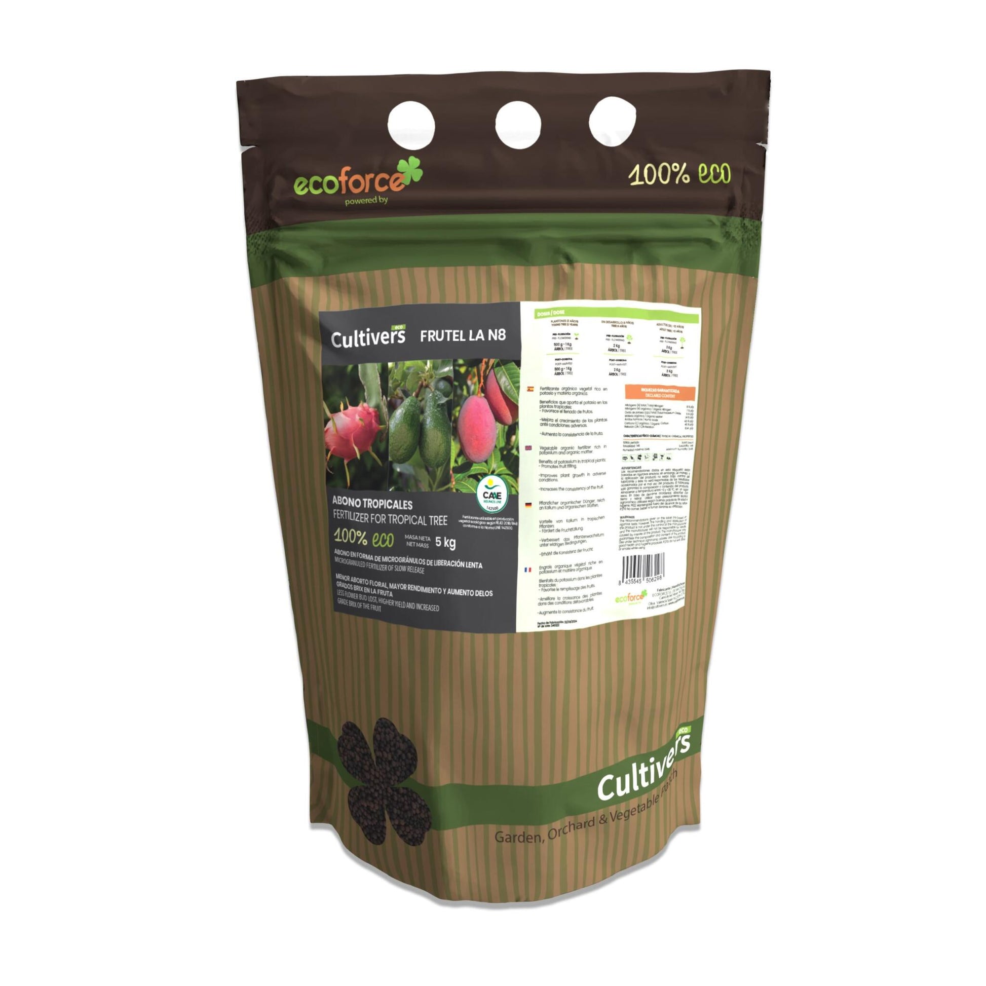 Abono Tropicales Ecológico Cultivers 20 Kg_2