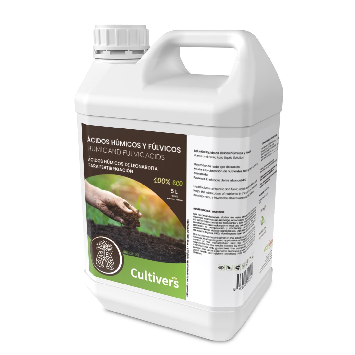 Ácidos Húmicos Líquido Cultivers 20 L_2