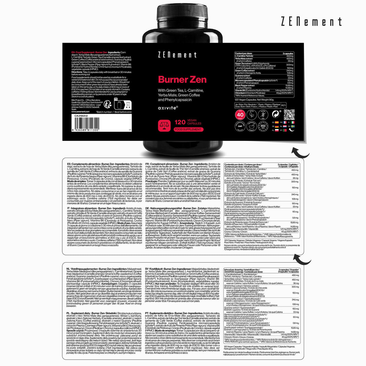 Zenement Burner Zen 120 Cápsulas
