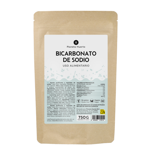 Bicarbonato de sodio alimentario Planeta Huerto 300 gr