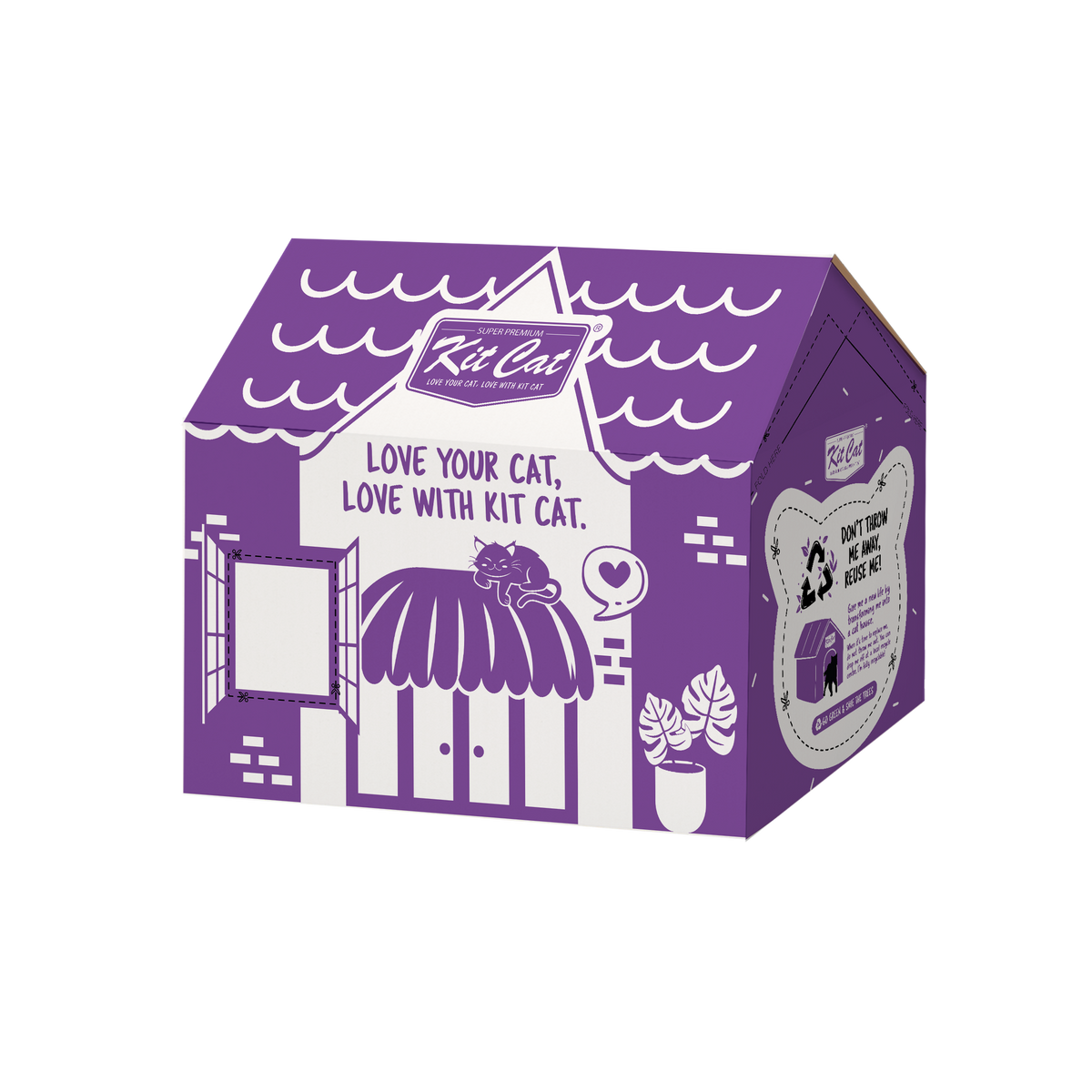 Kit Cat Arena Eco Nova Clump - Lavender 7 L Arena para gatos - Floral Suave y Relajante
