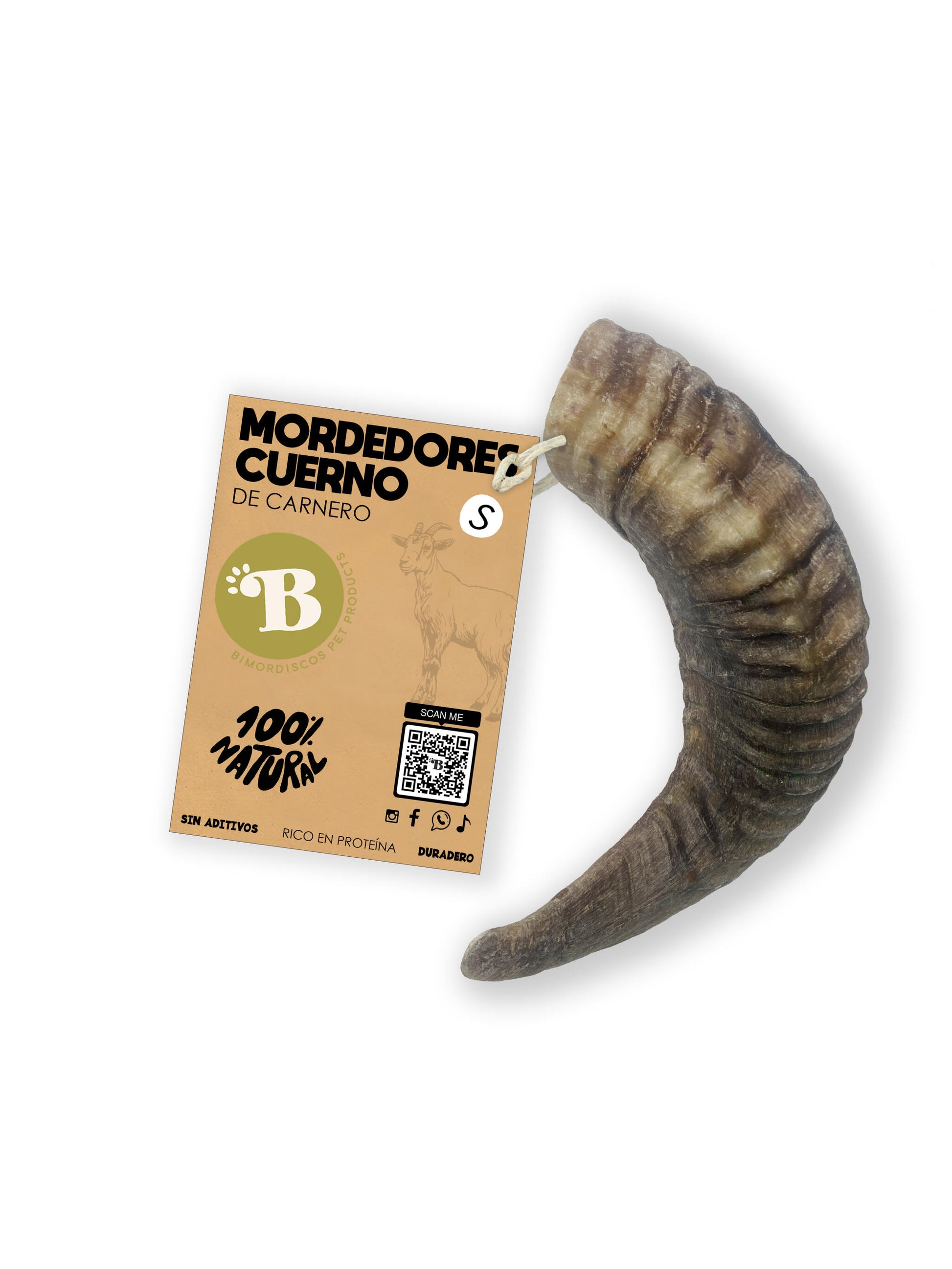 Bimordiscos Cuerno De Carnero Para Perros Pack. 2 X L_2