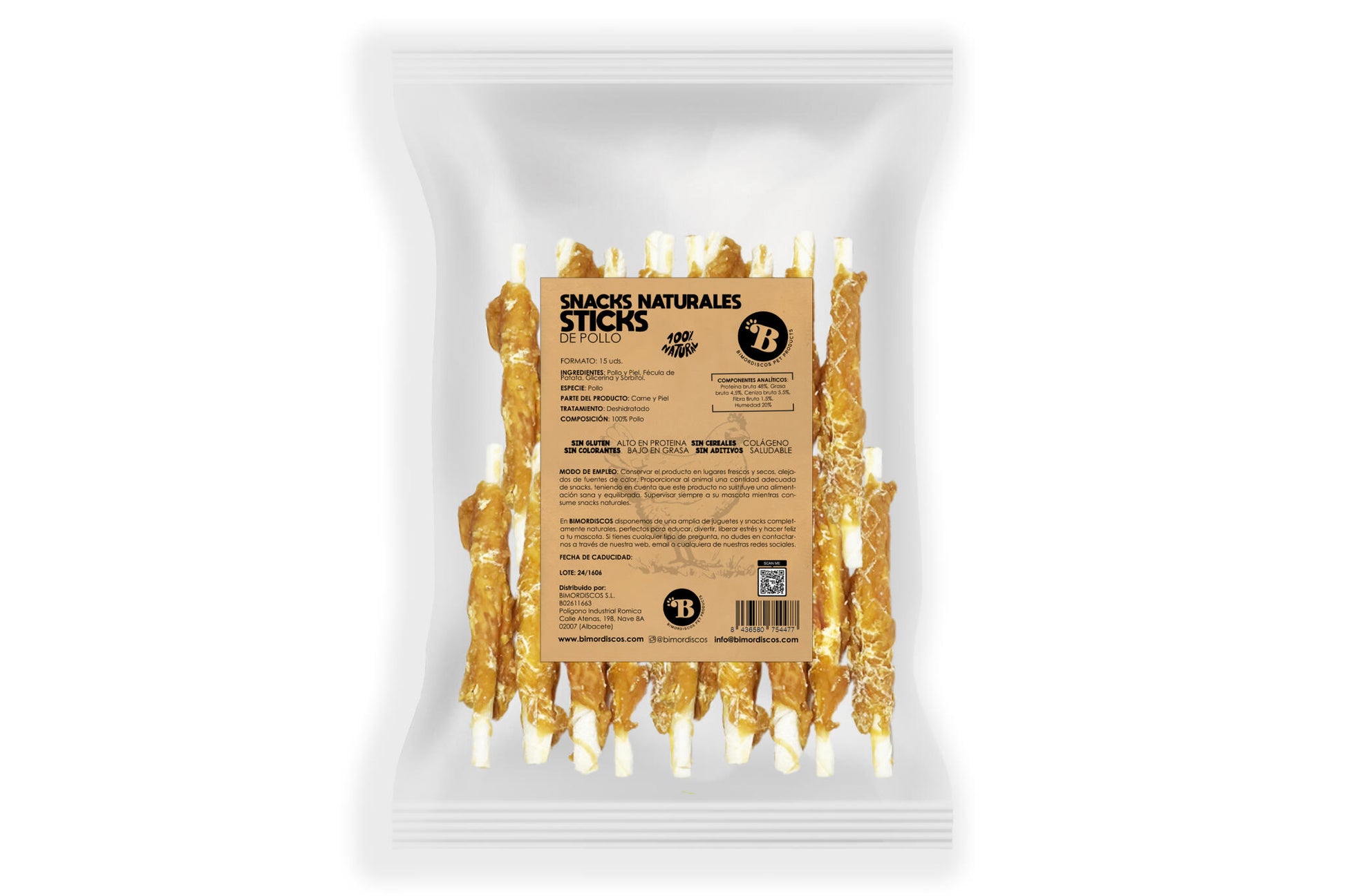 Bimordiscos Pack Snacks Naturales De Pollo Para Perros_2