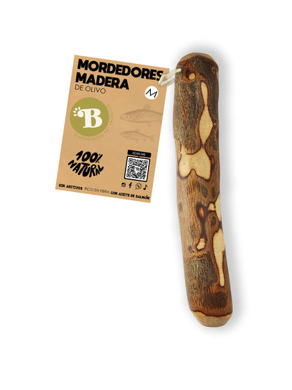 Bimordiscos Palo De Olivo Para Perros Con Aceite De Salmón. L_0