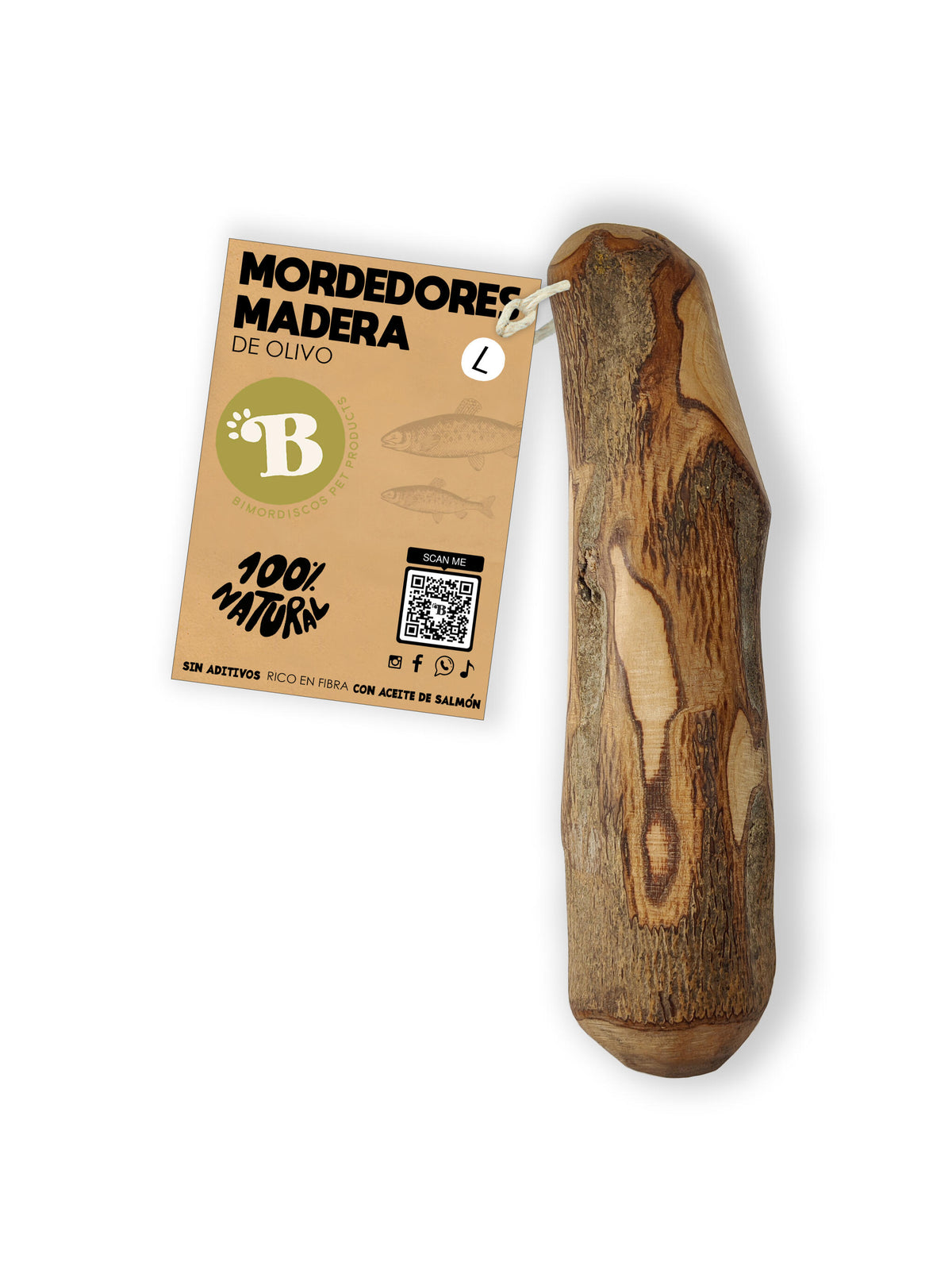 Bimordiscos Palo De Olivo Para Perros Con Aceite De Salmón. S_2