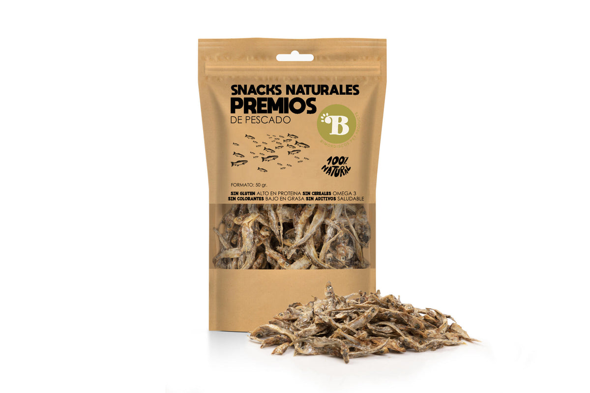 Bimordiscos Pescados Deshidratados Para Perros Y Gatos · 50g_0
