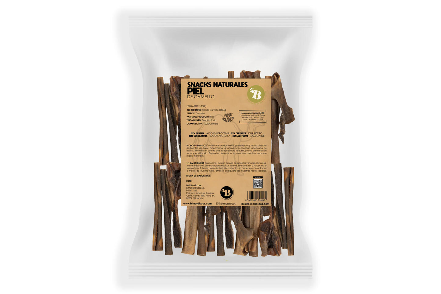 Bimordiscos Piel De Camello Para Perros - 1kg 1 Kg_0