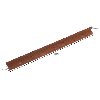 Bordura Flexible Para Jardín 19.2m Con Mazo – Terracota_4