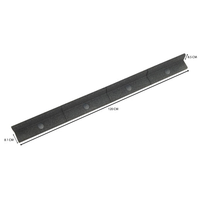 Bordura Flexible Para Jardín 33.6m Con Mazo – Gris_4