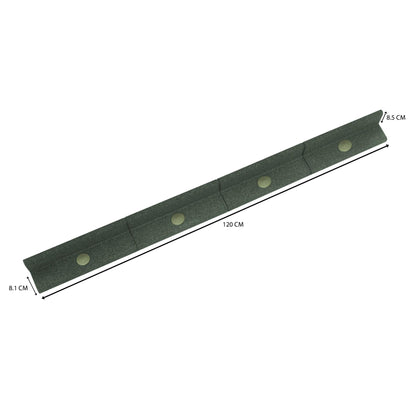 Bordura Flexible Para Jardín 60m Con Mazo – Verde_4