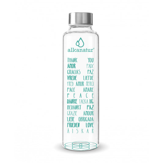 Botella Alkanatur de cristal borosilicato 500ml