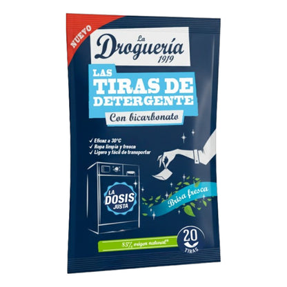Detergente en Tiras para Lavadora Brisa Fresca 20 Lavados LA DROGUERÍA 1919