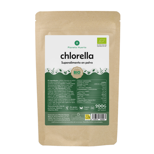 Alga Chlorella en polvo ECO Planeta Huerto 200 g