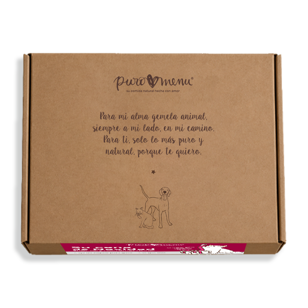 Caja Regalo Completa Gato Navidad Puromenu