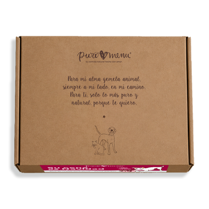 Caja Regalo Completa Perro Navidad Puromenu