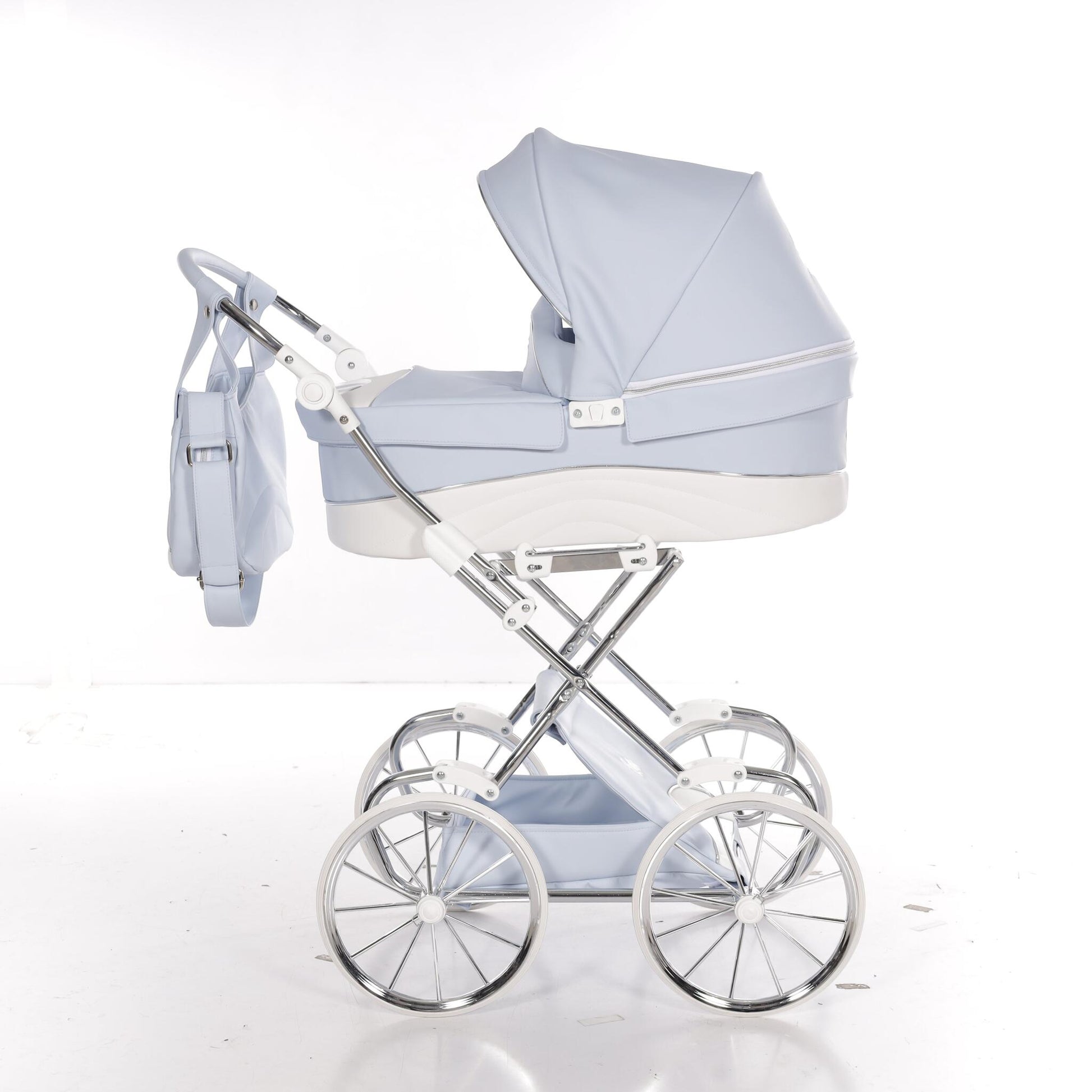 Carro De Muñecas Lulla Maxi Classic Azul_1