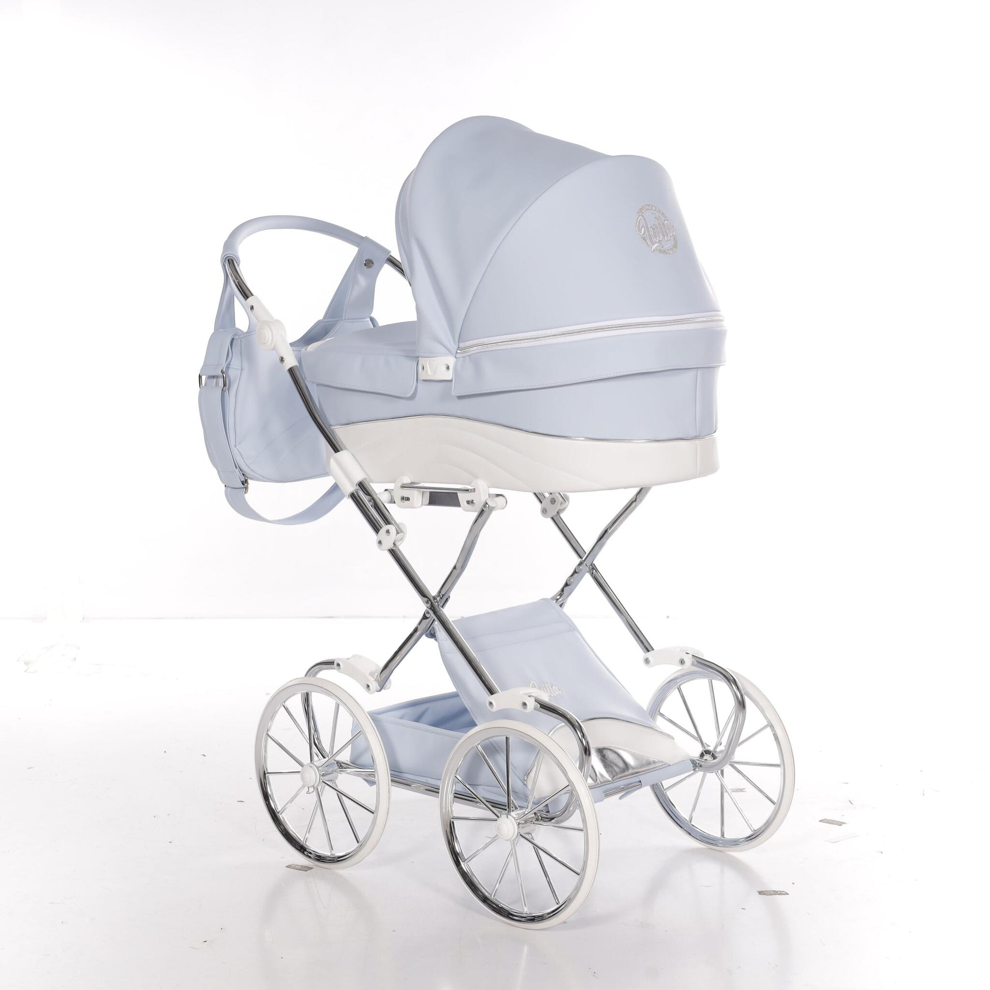 Carro De Muñecas Lulla Maxi Classic Azul_3