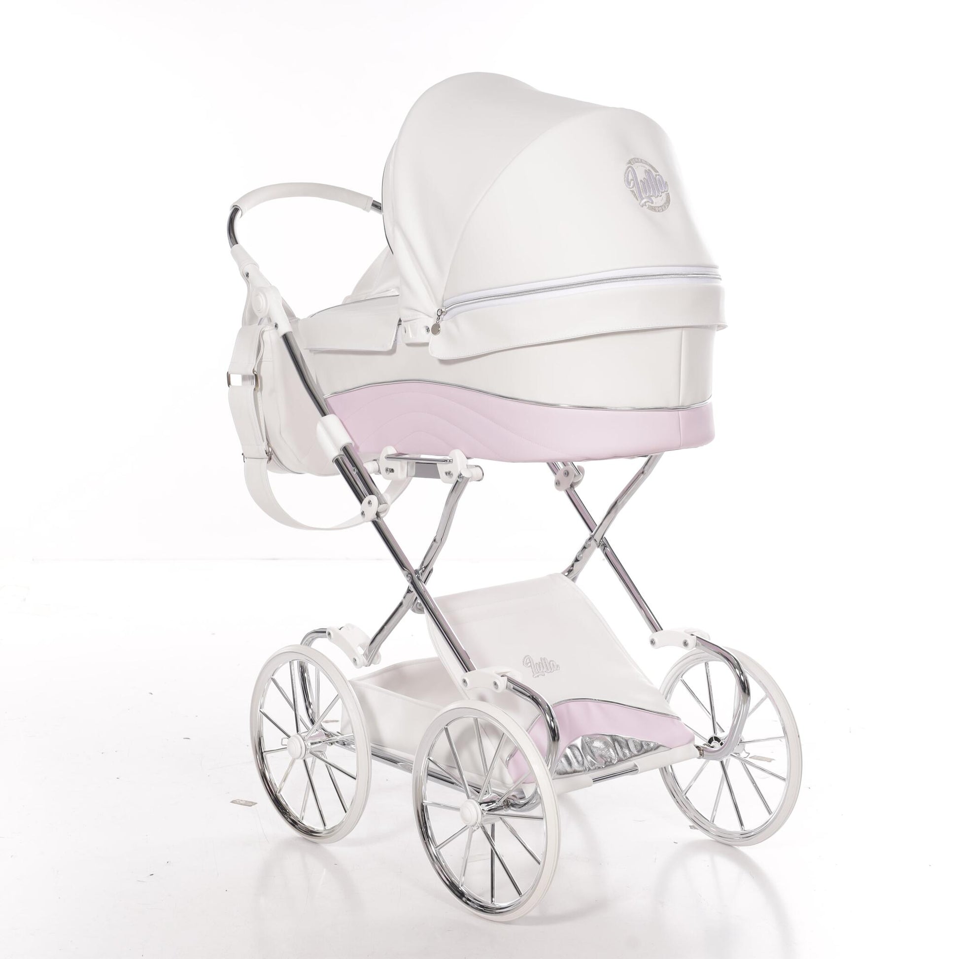 Carro De Muñecas Lulla Maxi Classic Blanco_0