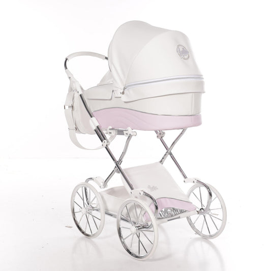 Carro De Muñecas Lulla Maxi Classic Blanco_0