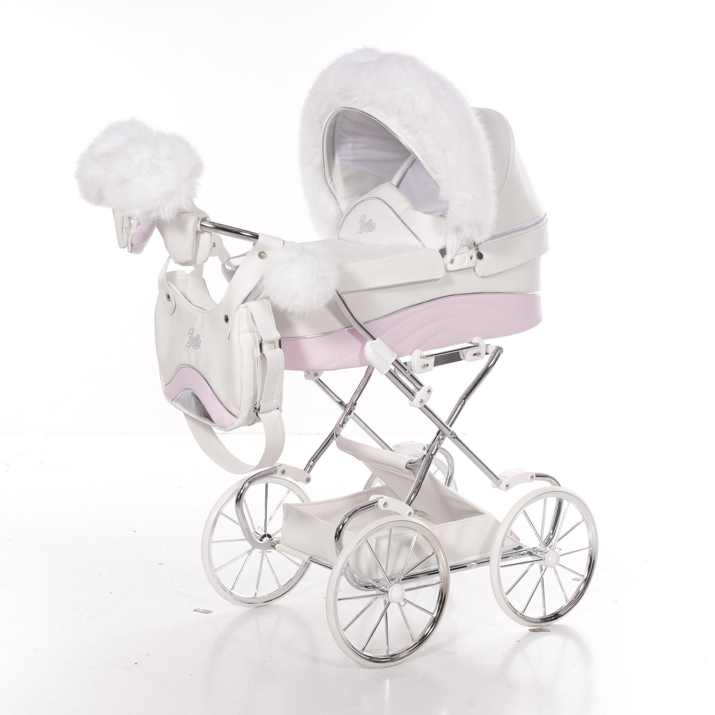 Carro De Muñecas Lulla Maxi Classic Blanco_1