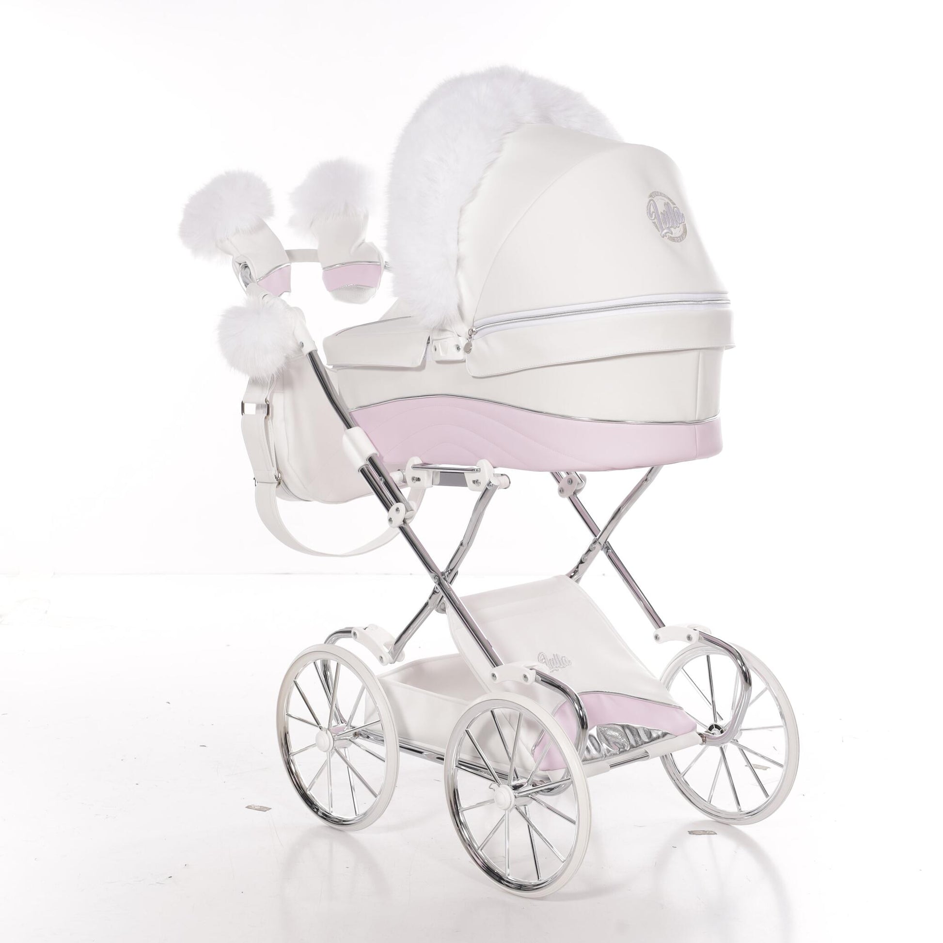 Carro De Muñecas Lulla Maxi Classic Blanco_3