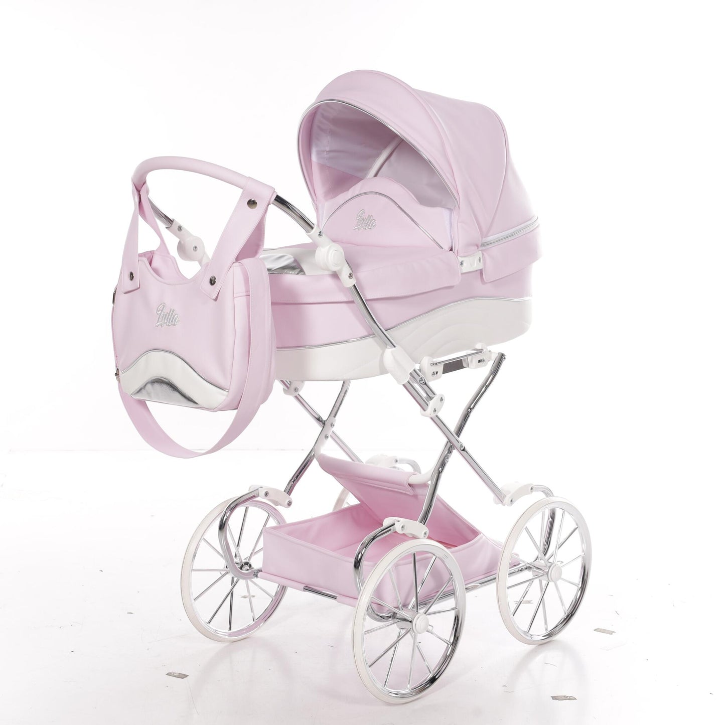 Carro De Muñecas Lulla Maxi Classic Rosa_2