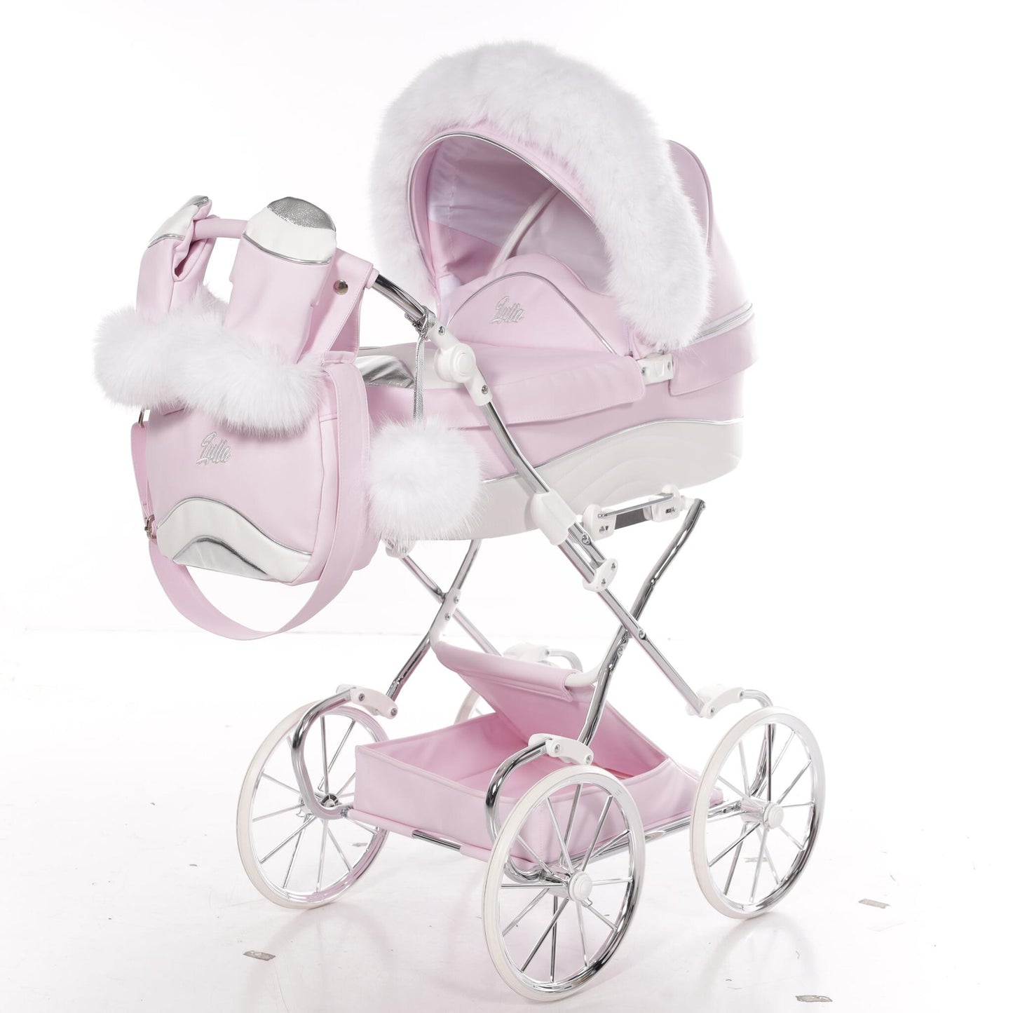 Carro De Muñecas Lulla Maxi Classic Rosa_4
