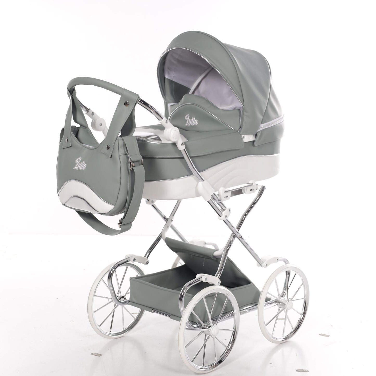 Carro De Muñecas Lulla Maxi Classic Verde_2