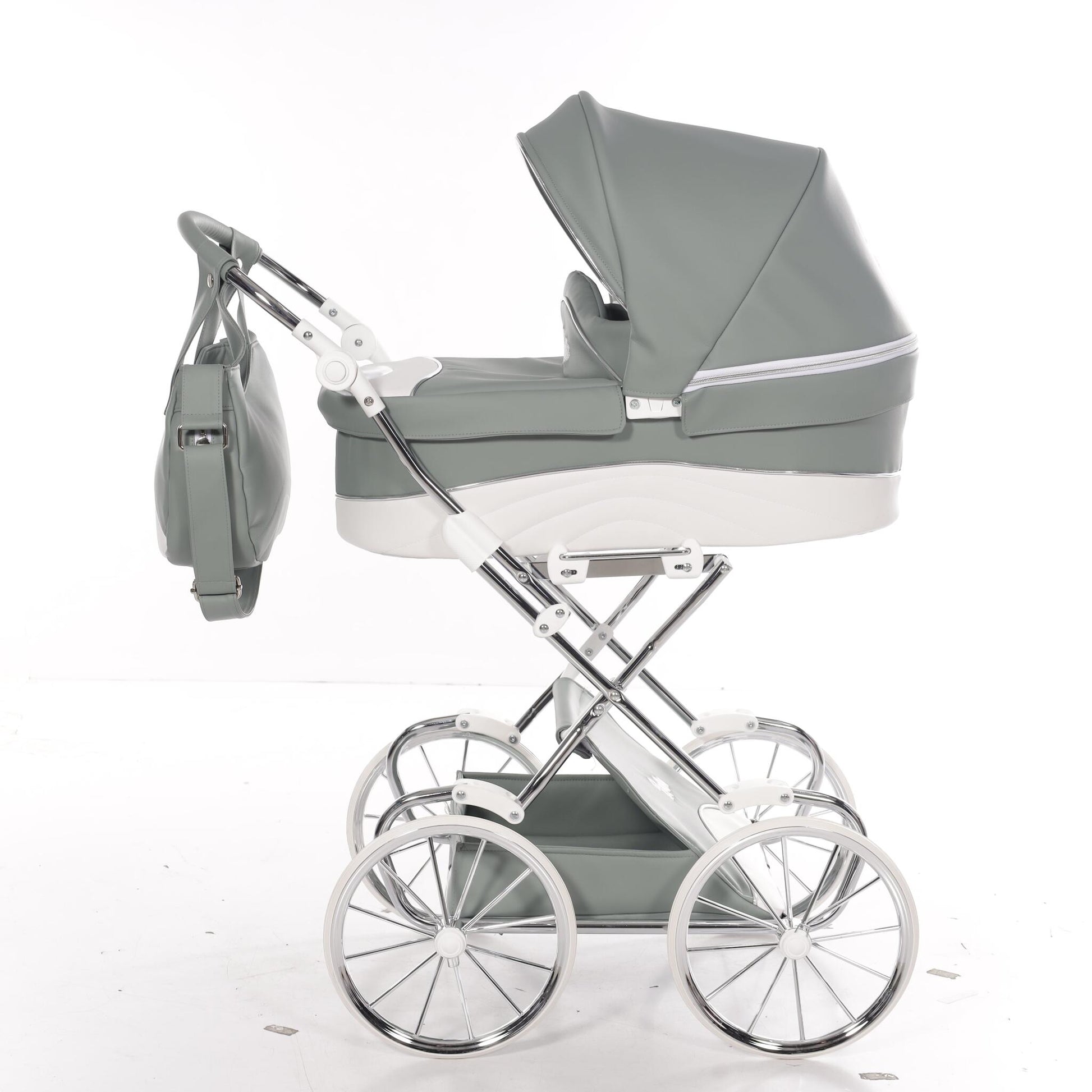 Carro De Muñecas Lulla Maxi Classic Verde_4
