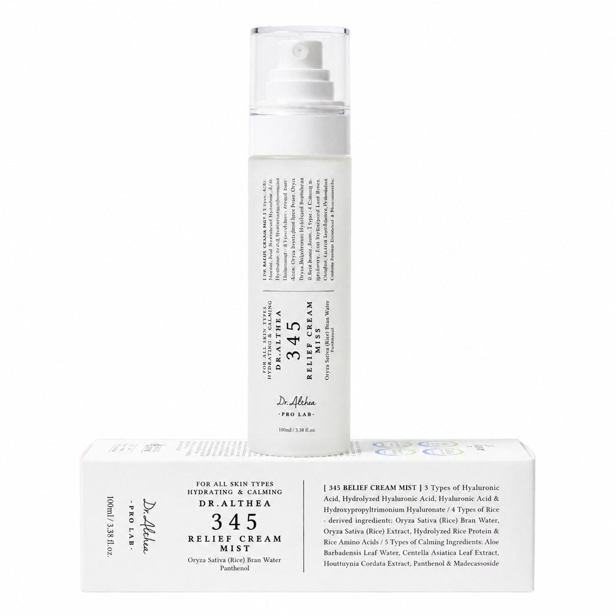 Bruma facial 345 Relief Cream Mist Dr. Althea 100 ml