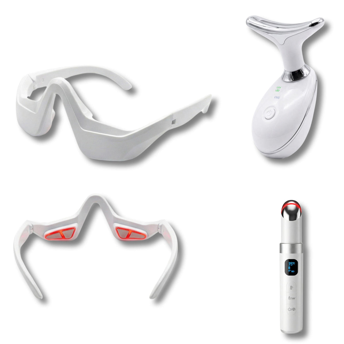 Cofre Mirada Y Tez Radiante –tratamiento Facial Ems Led + Máscara Ocular_0
