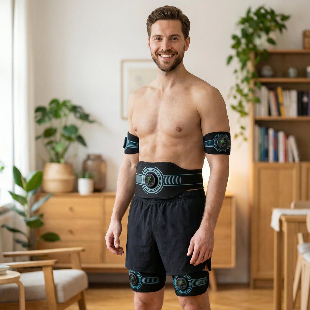 Cofre Silueta – Soporte Dorsal, Electroestimulador Ems Cuerpo Completo Y Masajeador_5