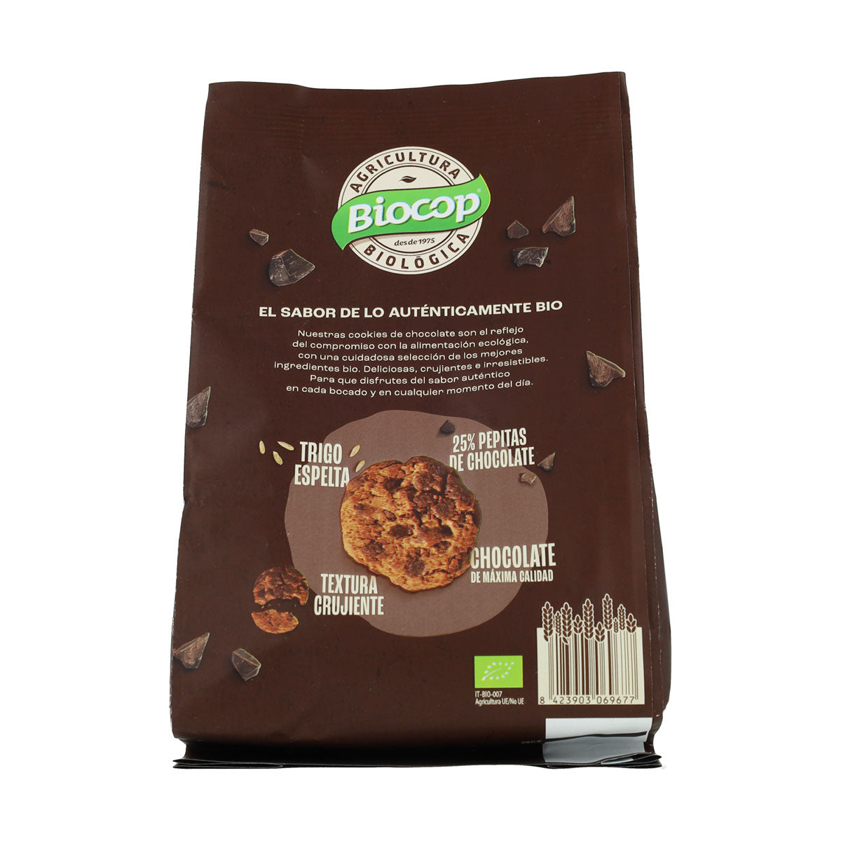 Cookies trigo espelta doble choco Biocop 200g