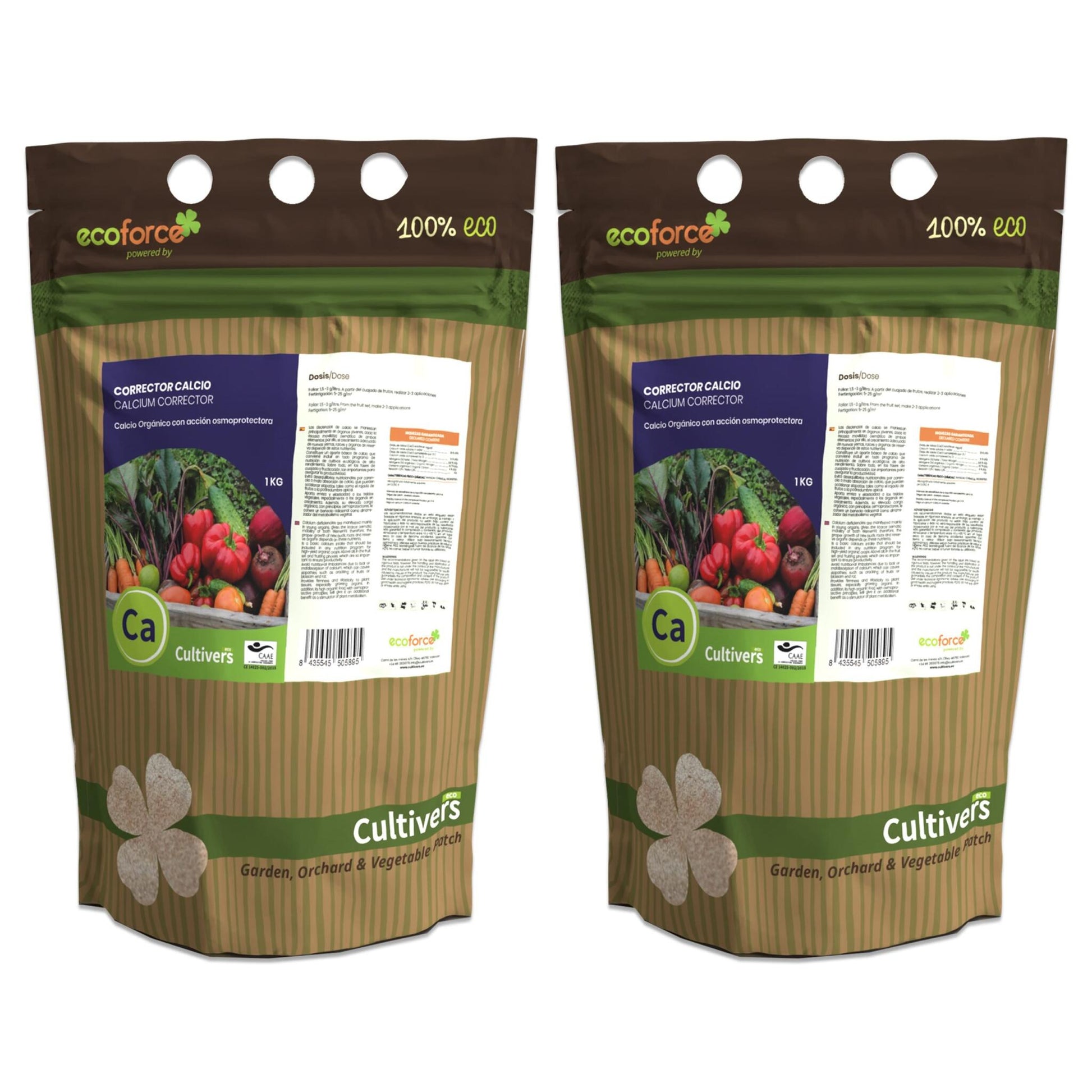 Corrector Calcio Cultivers 2x1kg_1