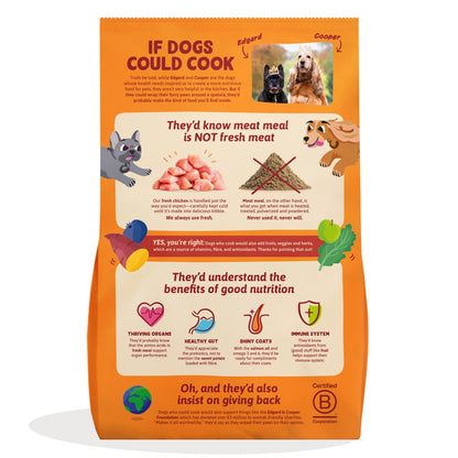 Pienso para perros Pollo de corral Edgard &amp; Cooper 1 kg