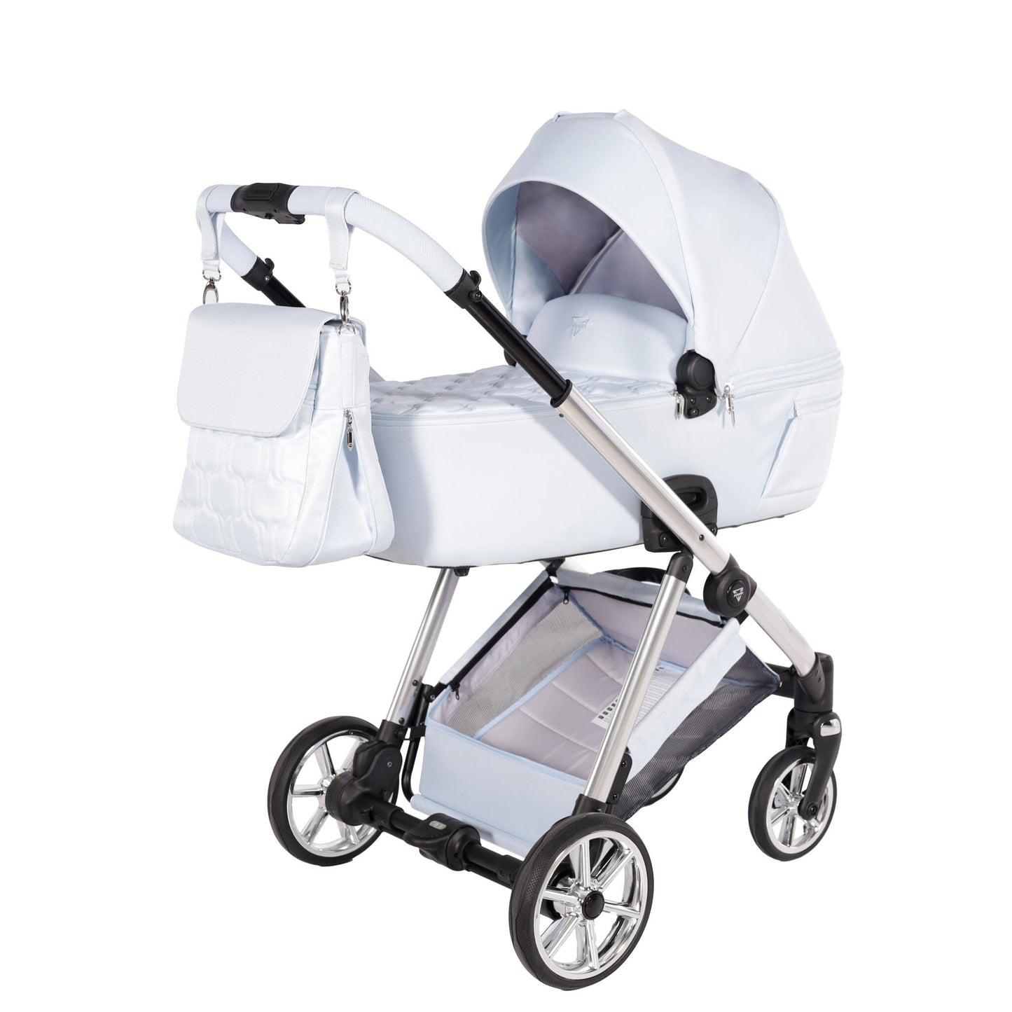 Elegant Cochecito De Bebé Duo Azul Claro_0