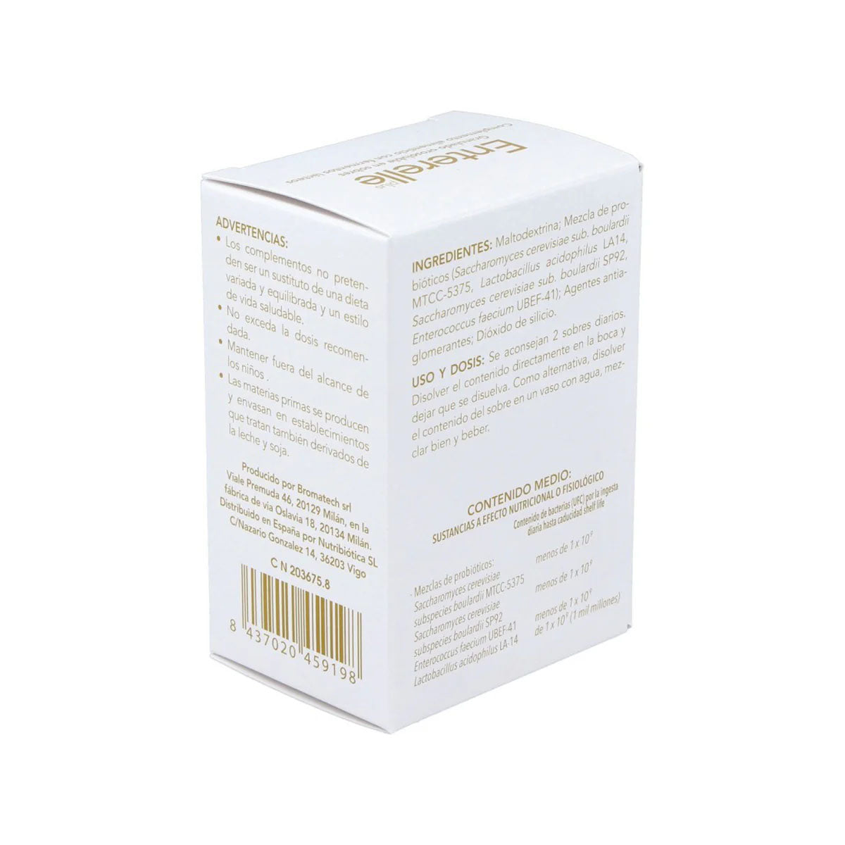 Pack 2x Enterelle plus Probiótico Bromatech 24 cápsulas