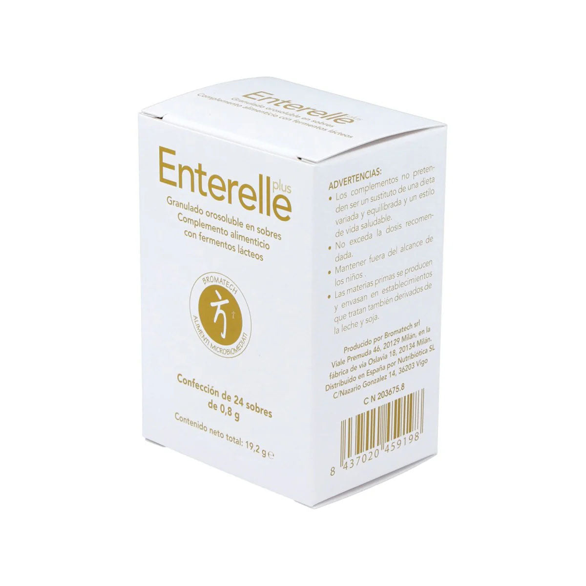 Pack 2x Enterelle plus Probiótico Bromatech 24 cápsulas
