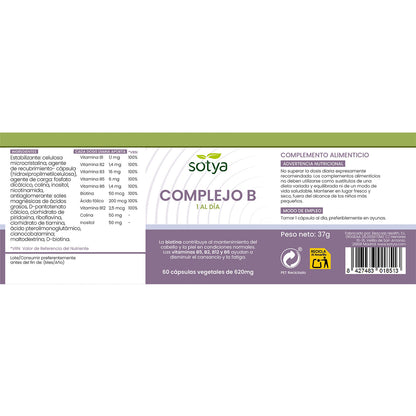 Vitamina B Complex Sotya 60 cápsulas