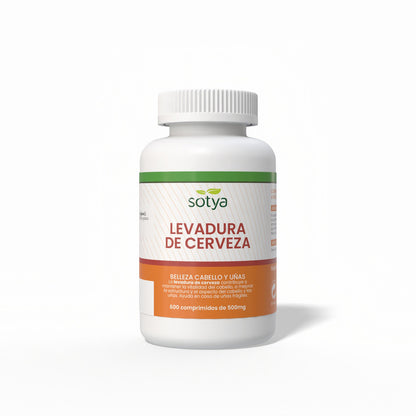 Levadura de cerveza Sotya 600 comprimidos 500 mg