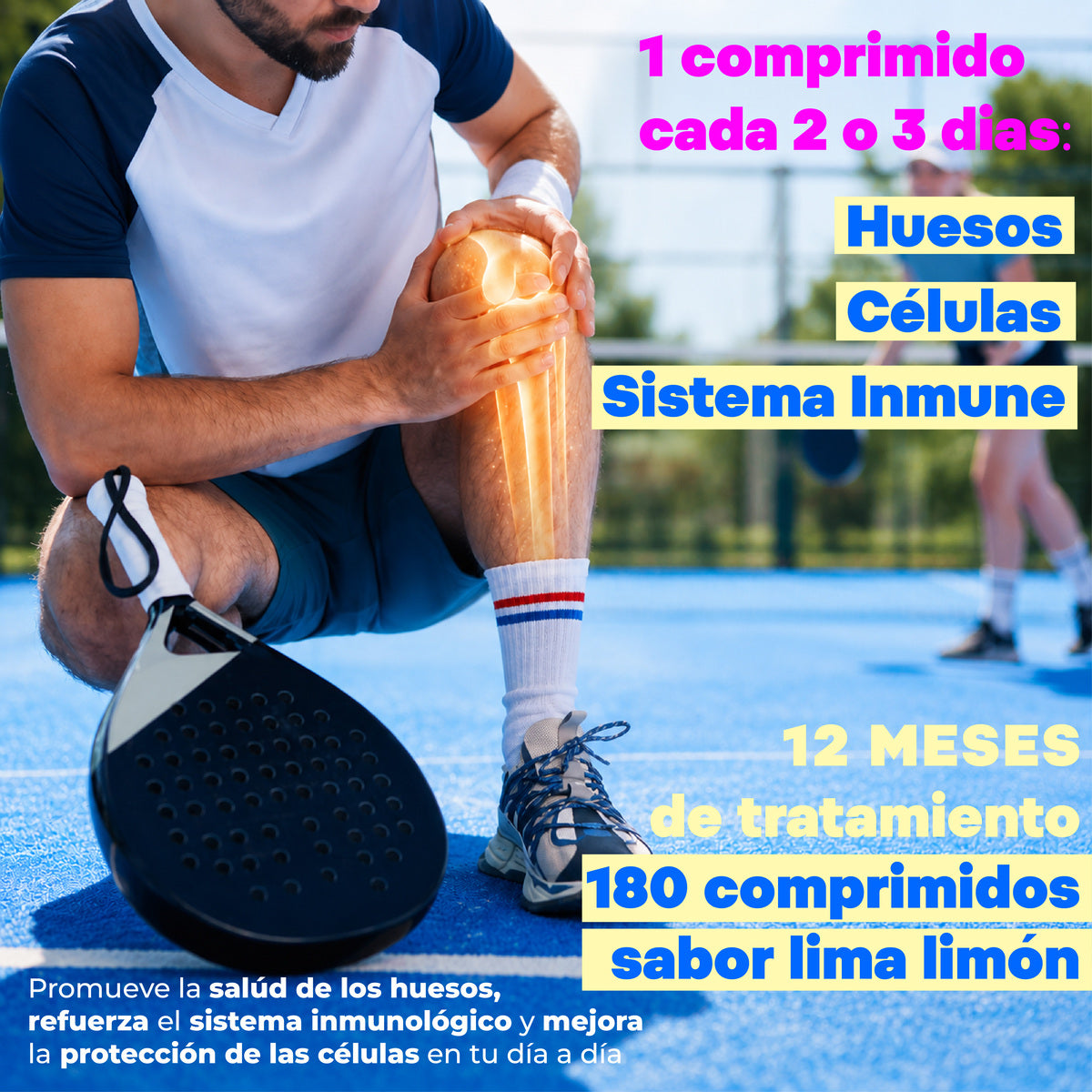 Vitamina D3 + K2 MK7 2000 UI Vegana Nutricel 180 comprimidos sabor lima-limón